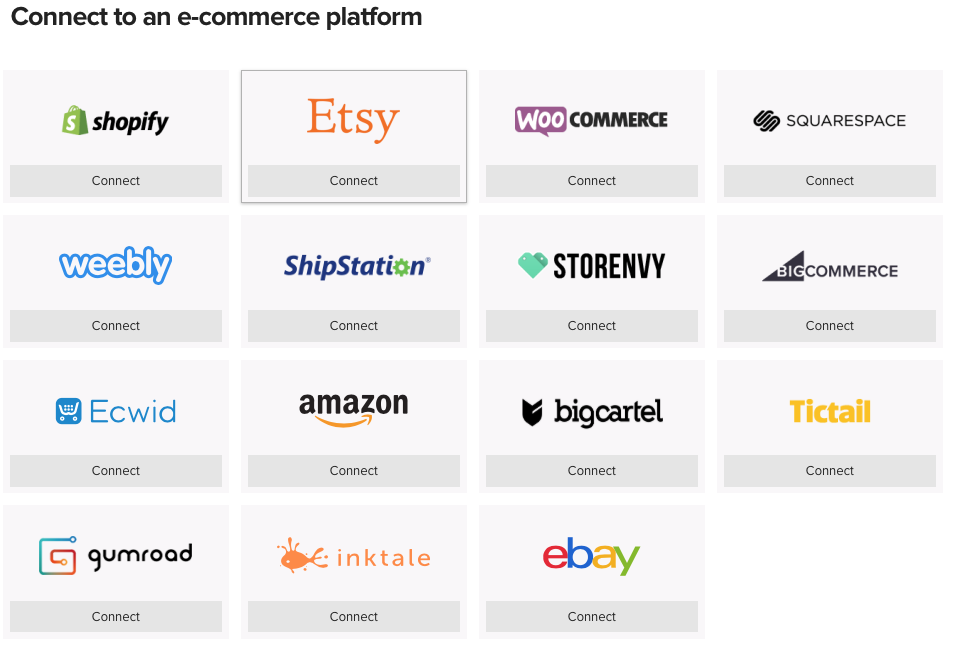 E-commerce platform